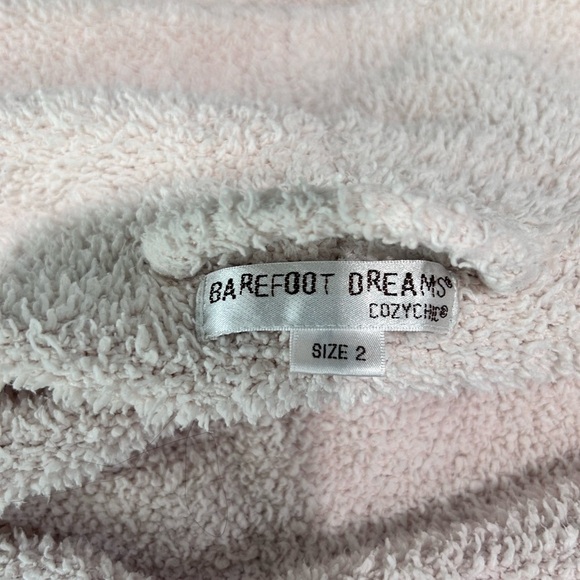 Barefoot Dreams Women’s Cozy Chic Adult Robe Long Cream Winter White Size:2 - Picture 4 of 16